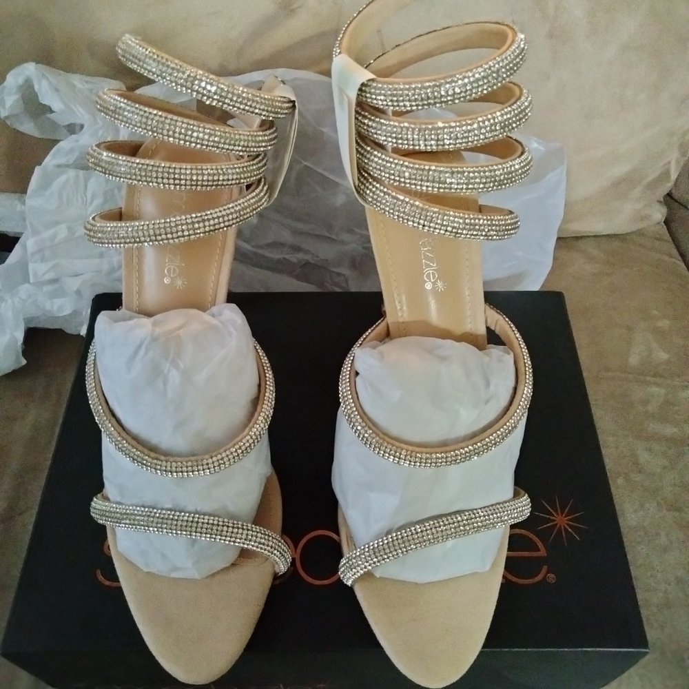 Kenxy Spiral Heeled Sandal